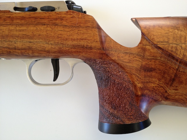 Koa Smallbore Rifle w 2000 Anschutz Action IMG_3859