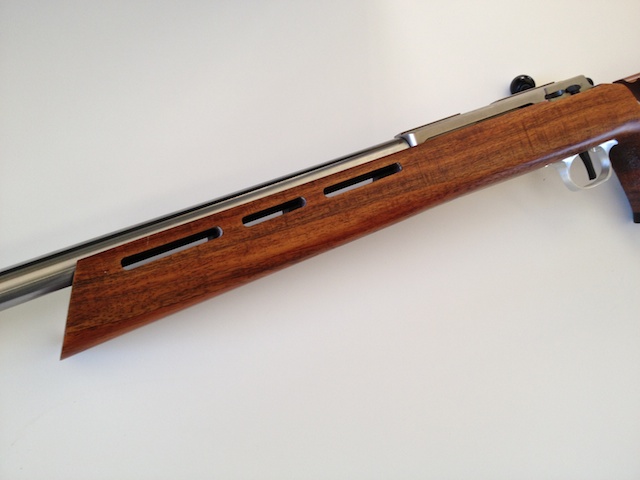 Koa Smallbore Rifle w 2000 Anschutz Action IMG_3860