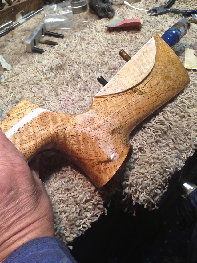 Mango 52 Rimfire Final Sanding